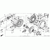 Схема вузла: Final driven gear (st1300a) для Honda ST1300 Pan-European