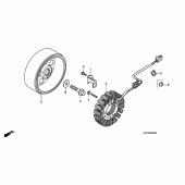 Схема узла: Генератор для Honda CB900 Hornet