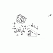 Схема вузла: Abs modulator для Honda XL700V Transalp