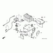 Схема вузла: Акумулятор для Honda CBR600 CBR600F