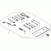 Схема вузла: Інструмент для Honda XR250