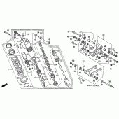 Схема узла: Задняя подвеска для Honda CR250