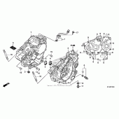 Схема вузла: Картер двигуна для Honda CBR250
