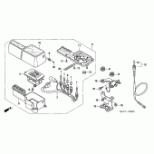 Схема вузла: Панель приладів для Honda FMX650