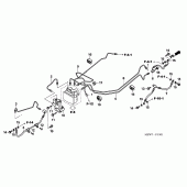 Схема вузла: Brake lines / pcv. (ABS) для Honda NT700 Deauville