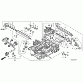 Схема узла: Дроссельная заслонка (ASSY.) для Honda VFR800 VFR