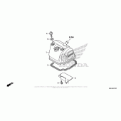 Схема узла: Клапанная крышка для Honda CRF150 CRF150R