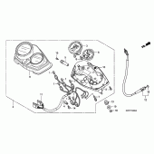 Схема узла: Панель приборов для Honda CBF125