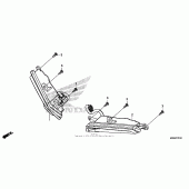 Схема вузла: Front turn signal для Honda CTX1300