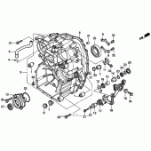 Схема вузла: Rear case для Honda GL1500 Gold Wing Special Edition