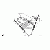 Схема вузла: Шток для Honda CMX250 Rebel