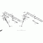 Схема узла: Распредвал для Honda CB750 Nighthawk