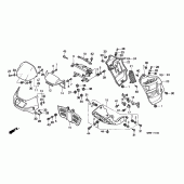 Схема вузла: Cowling comp для Honda XL600 Transalp