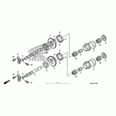 Схема вузла: Balancer shaft для Honda ST1300 Pan-European