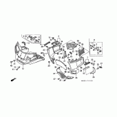 Схема вузла: Обтічник для Honda GL1500 Gold Wing Special Edition