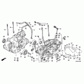 Схема узла: Картер двигателя для Honda CRF250 CRF250X