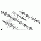 Схема вузла: Трансмісія для Honda CBR1000 CBR1000RR Fireblade