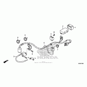 Схема вузла: Електрообладнання для Honda CRF125 CRF125F