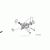 Схема вузла: Cross shaft для Honda VTX1300