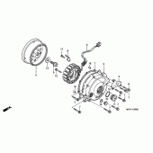 Схема вузла: Генератор для Honda XL1000V Varadero