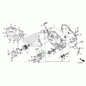 Схема вузла: Права кришка картера для Honda CBR300R