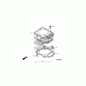 Схема вузла: Циліндр для Honda CRF250 CRF250R