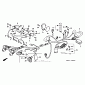 Схема вузла: Електрообладнання для Honda CB600F 599