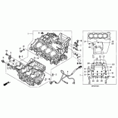 Схема вузла: Картер двигуна для Honda CB600F Hornet