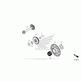 Схема вузла: Starting Driven Gear для Honda CBR650F