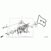 Схема узла: Клапанная крышка для Honda FSC600 Silver Wing