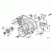 Схема вузла: Rear case для Honda GL1800 Gold Wing F6B Bagger