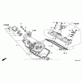 Схема узла: Клапанная крышка для Honda VFR1200 VFR