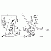 Схема вузла: Кермо для Honda XR650