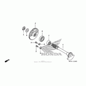 Схема вузла: Балансир для Honda CRF450 CRF450X