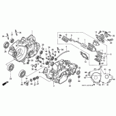 Схема узла: Картер двигателя (CR250R4) для Honda CR250