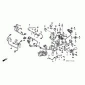 Схема узла: Жгут проводки/ катушка зажигания для Honda NT700 Deauville