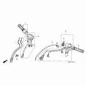 Схема вузла: Switch / cable для Honda VFR800 VFR