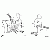Схема вузла: Switch + cable для Honda CB1100