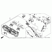 Схема узла: Throttle body assy. (`00-`01) для Honda CBR900RR CBR929RR Fireblade