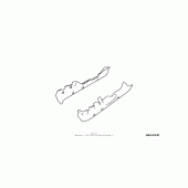 Схема вузла: Chrome rear lower cowl для Honda GL1800 Gold Wing