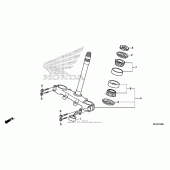 Схема вузла: Рульова траверса для Honda CRF230 CRF230F