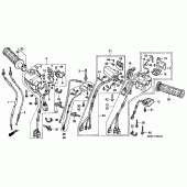 Схема узла: Switch/cable (GL1500SEP/SER/SES/SET) для Honda GL1500 Gold Wing Special Edition