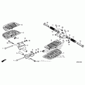 Схема вузла: Step (2) для Honda VT1300 Interstate