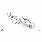 Схема вузла: Cowl для Honda GL1800 Gold Wing Valkyrie