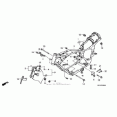 Схема узла: Рама для Honda VT600 Shadow VLX Deluxe