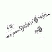 Схема узла: Shaft set final для Honda GL1500 Gold Wing Special Edition