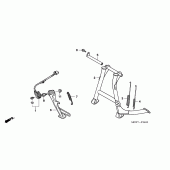 Схема узла: Подставка для Honda NT700 Deauville