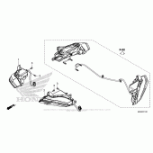 Схема вузла: Front Turn Signal для Honda NC700