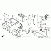 Схема вузла: Акумулятор для Honda VTX1800