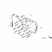 Схема вузла: Права кришка картера для Honda XL650 Transalp